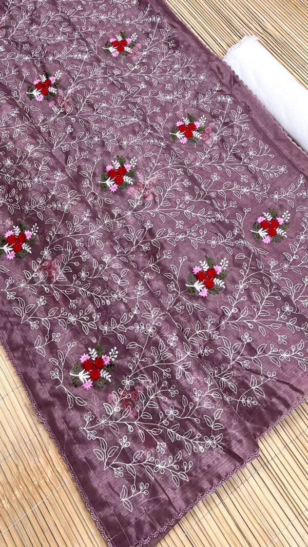 Blouse Design For Organza Saree