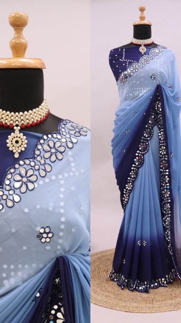 Chiffon Designer Sarees