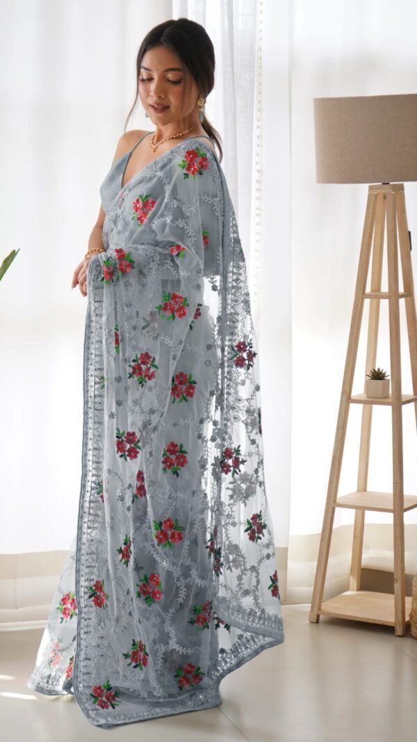 Organza Designer Sarees