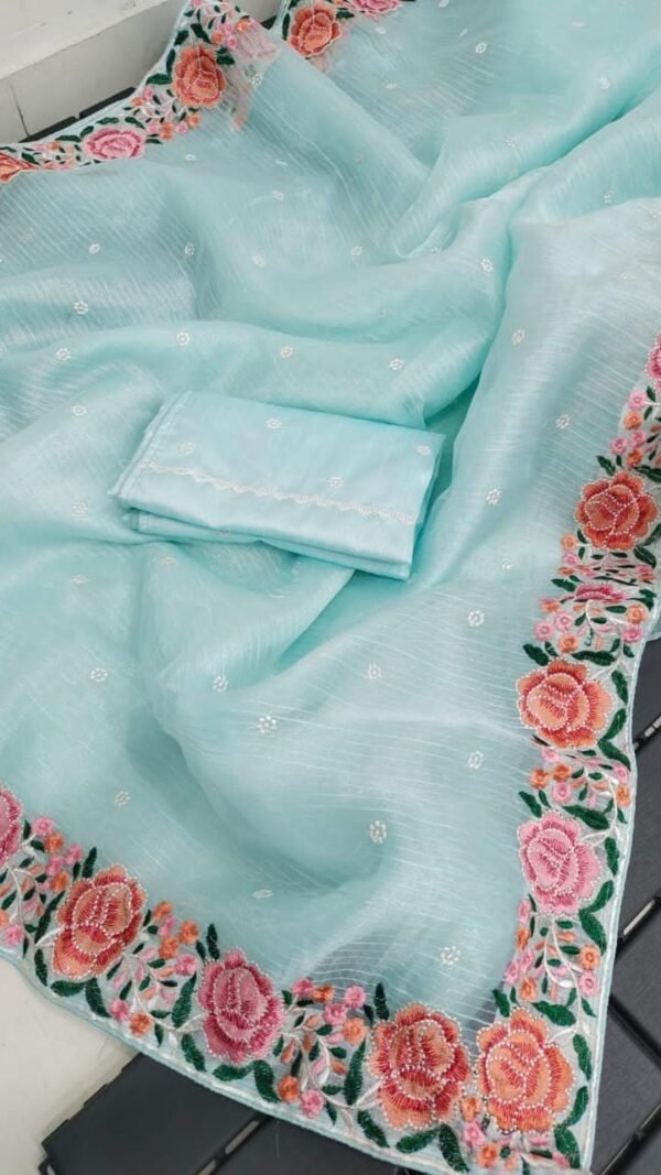 Organza Saree At Low Price