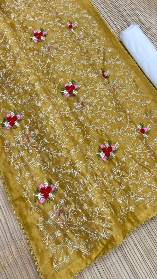 Organza Saree Blouse Design