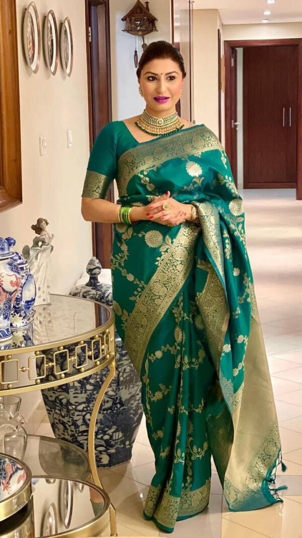 Pure Banarasi Soft Silk Sarees