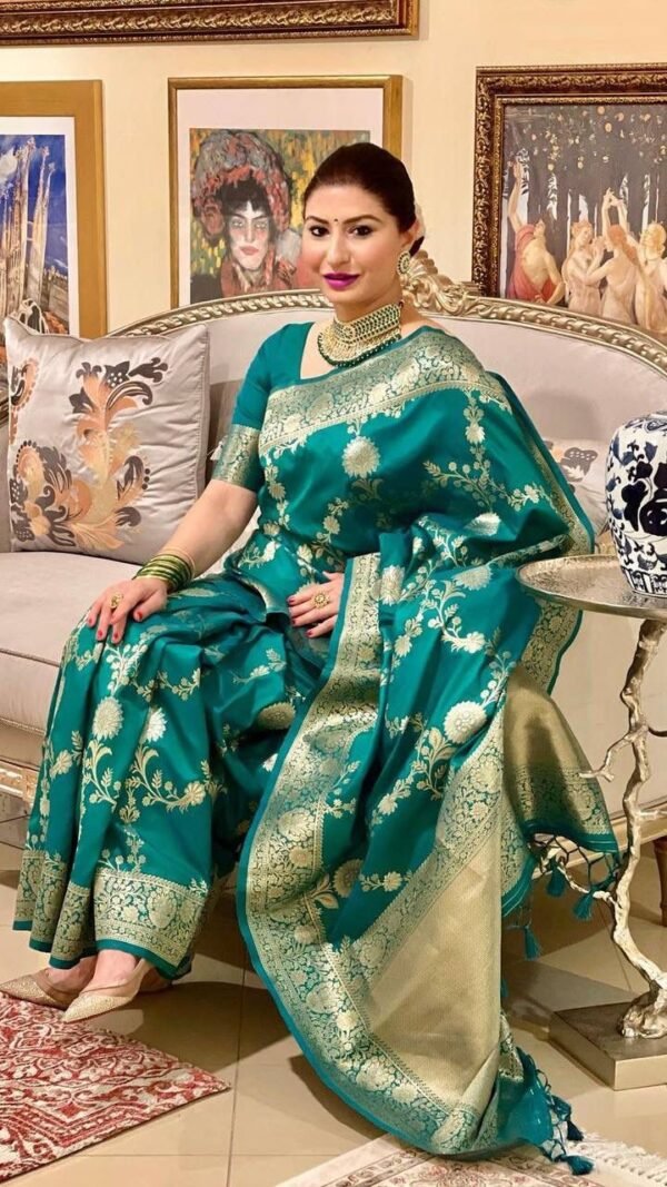 Pure Banarasi Soft Silk Sarees
