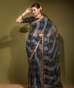 Designer Sarees Online Shopping With Price Georgette Chiffon Sarees
