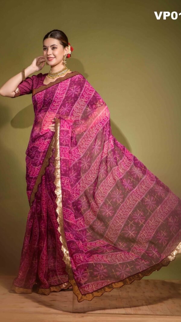 Designer SareesIn Chennai Georgette Chiffon Saree