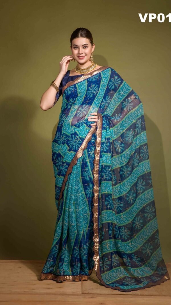 Designer SareesWith Price Georgette Chiffon Saree