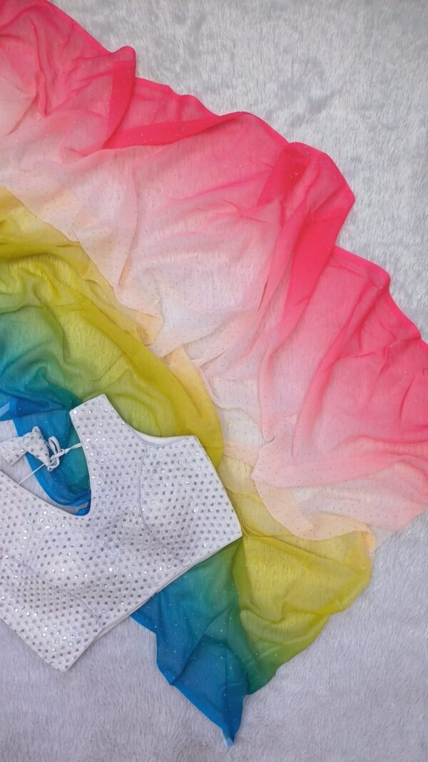 Soft Georgette Designer SareesFor Wedding Party