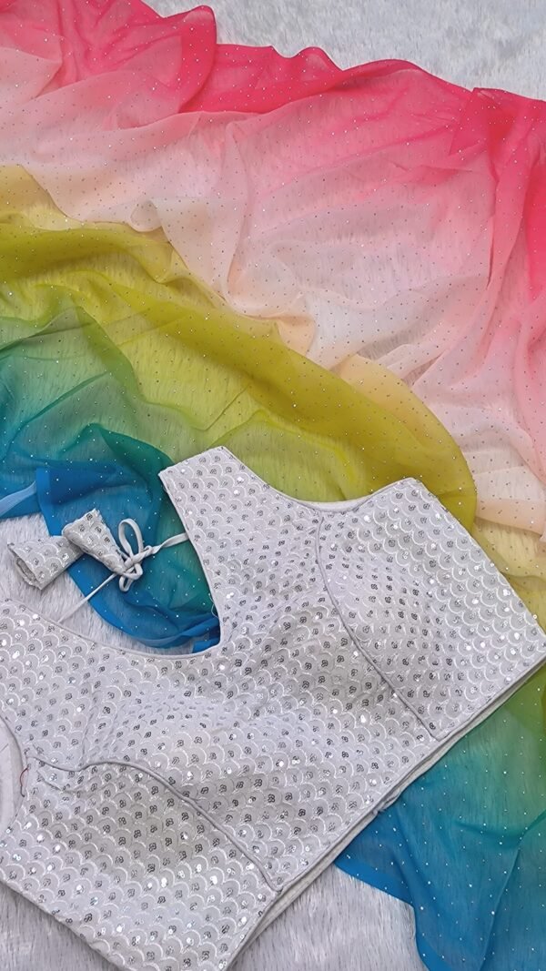 Soft Georgette Designer SareesFor Wedding Party