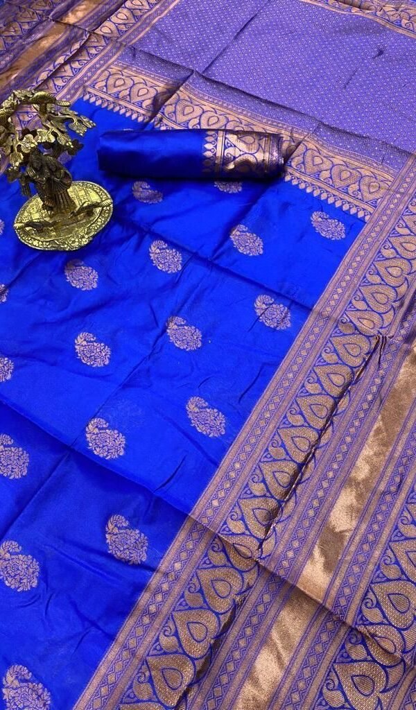 Soft Lichi Silk Cloth Embroidered Designer Sarees