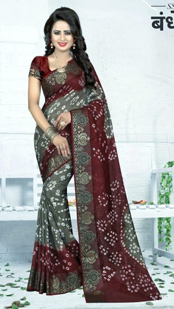 Best Designer SareesFor Wedding New Bandhani Saree