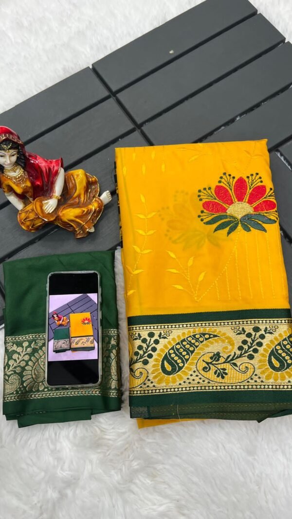 Best Online Designer Sarees Pure Mercerised Cotton Silk Saree