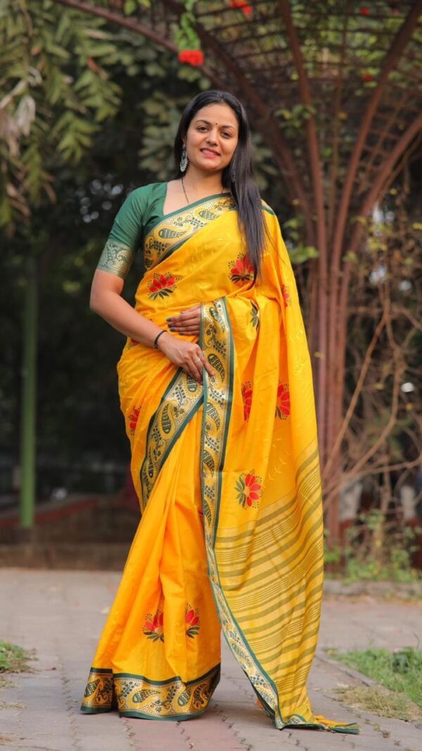 Best Online Designer Sarees Pure Mercerised Cotton Silk Saree
