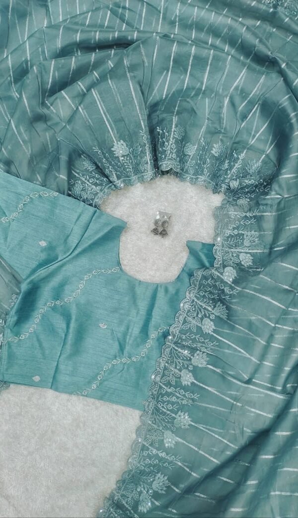 Designer Sarees 2024 Pure soft organza saree