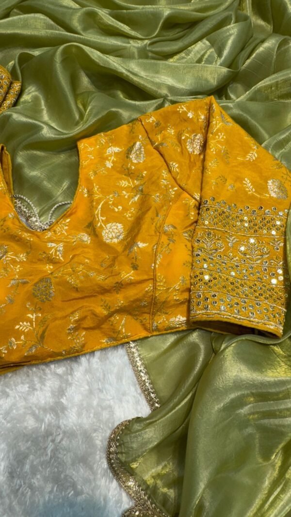 Designer Sarees Brands New Designer Crush Tissue Saree
