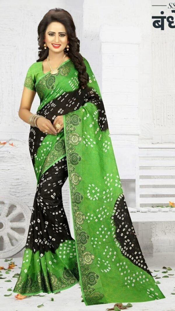 Designer Sarees Catalogue New Bandhani Saree