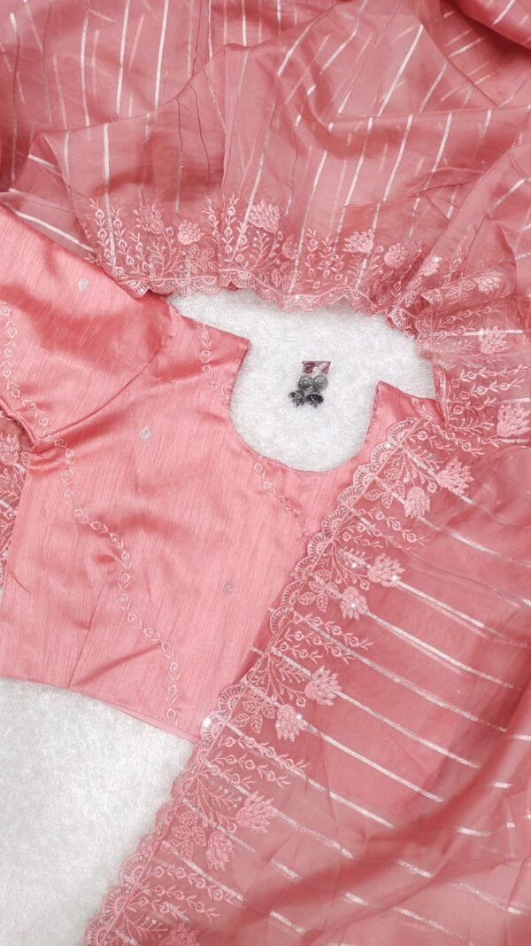 Designer Sarees Model Pure soft organza saree