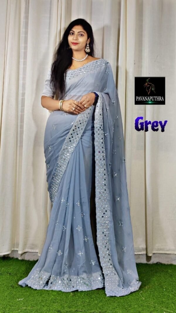 Designer Sarees Online For Wedding Havy Fox Georgette Saree