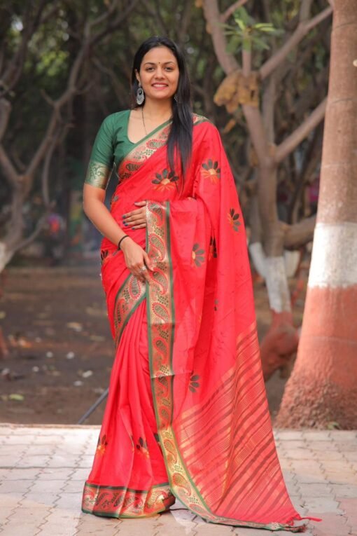 Designer Sarees Online In Hyderabad Pure Mercerised Cotton Silk Sarees
