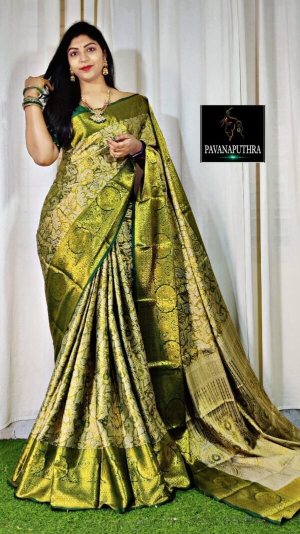 Designer Sarees Rate Pure Kanjivaram Silk Saree