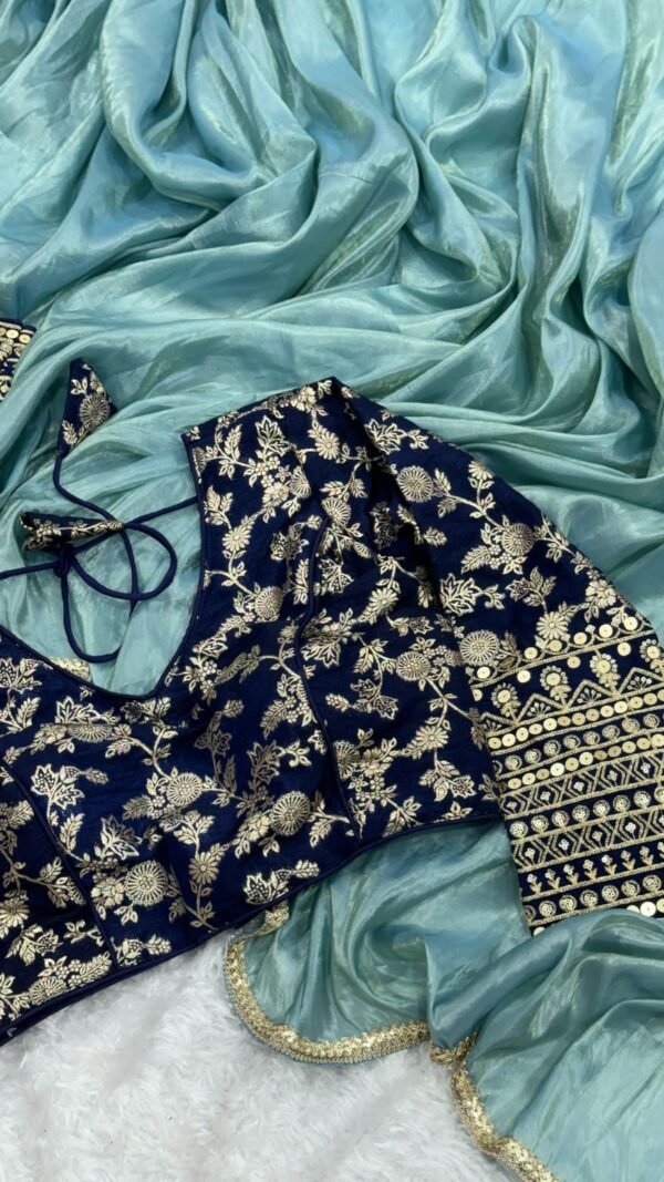 Designer Sarees Shop In Bangalore New Designer Crush Tissue Saree