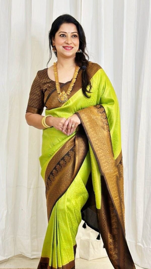 Designer Sarees Shops In Pune Soft Lichi Silk Saree