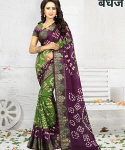 Designer SareesFor Marriage Function New Bandhani Saree