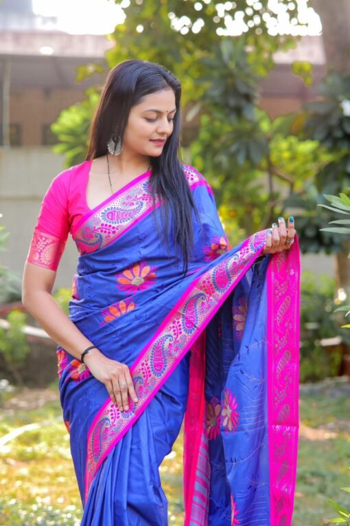 Designer SareesIn Kerala Pure Mercerised Cotton Silk Sarees