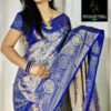 Designer SareesWith Designer Blouse Online Pure Kanjivaram Silk Saree