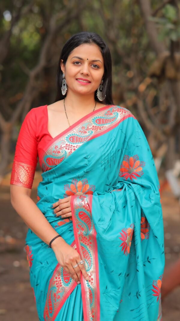 Kanchipuram Silk Designer Sarees Pure Mercerised Cotton Silk Sarees