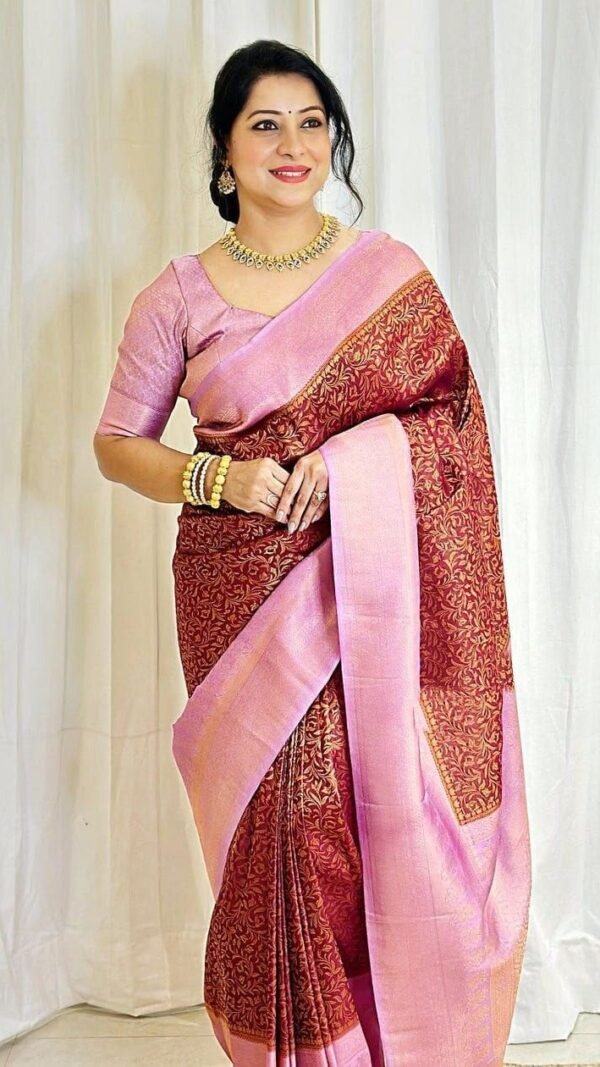 Latest Designer Sarees 2024 Soft Lichi Silk Saree