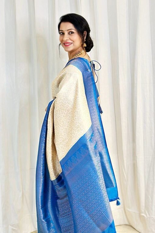 Latest Designer SareesFor Wedding Soft Lichi Silk Saree