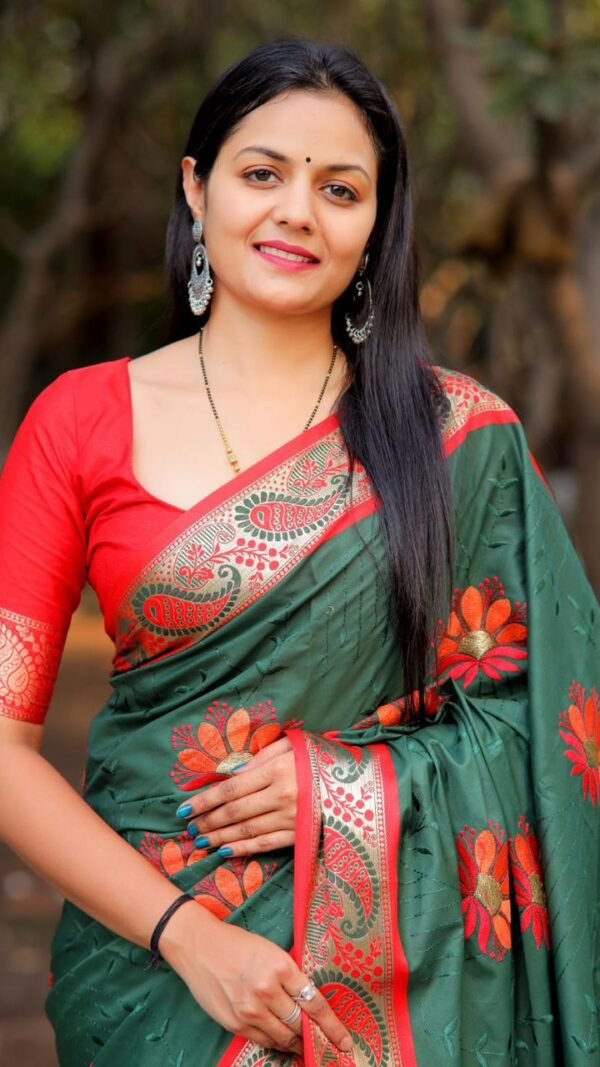 Meesho Designer SareesWith Price Pure Mercerised Cotton Silk Saree