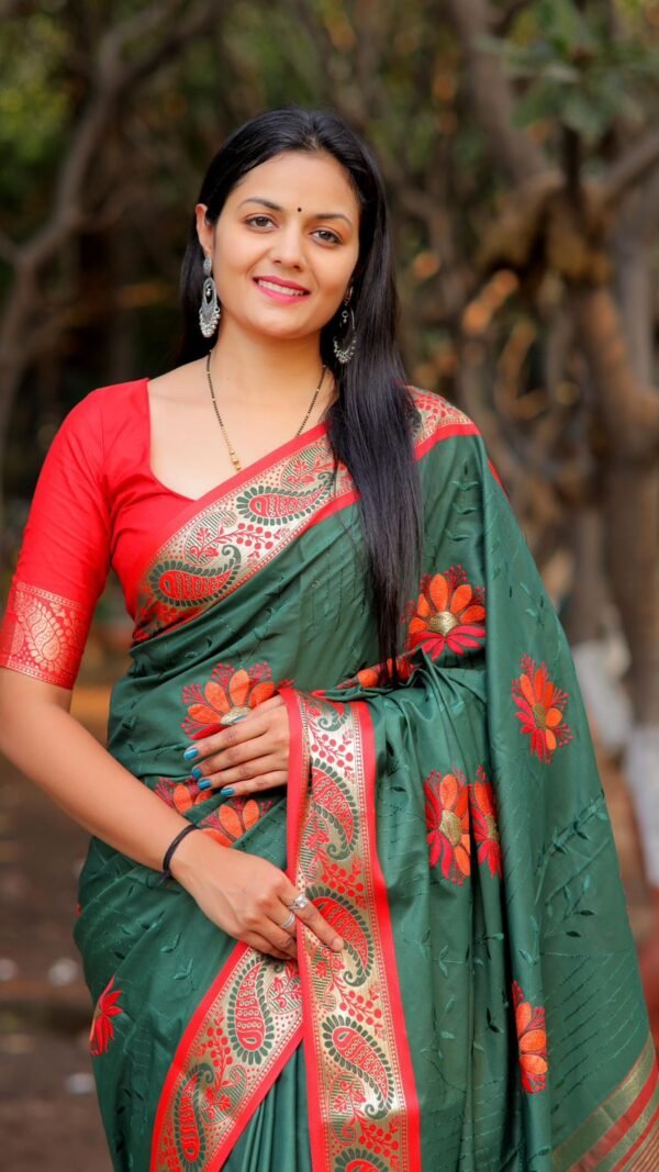 Meesho Designer SareesWith Price Pure Mercerised Cotton Silk Saree