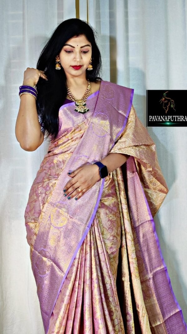 Printed Designer Sarees Pure Kanjivaram Silk Saree