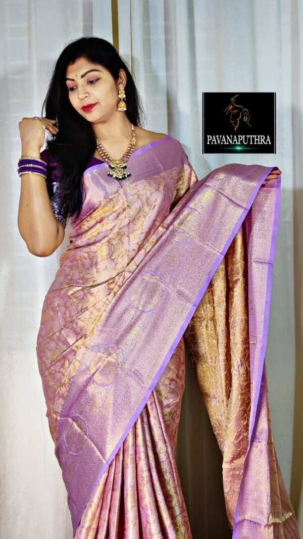 Printed Designer Sarees Pure Kanjivaram Silk Saree