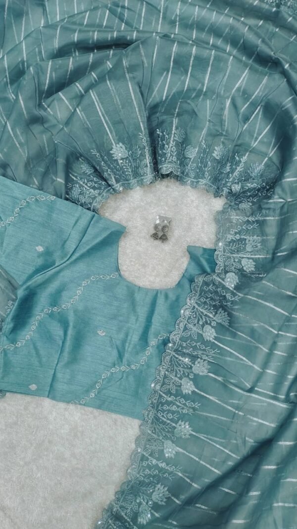 Pure Silk Designer Sarees Pure soft organza saree