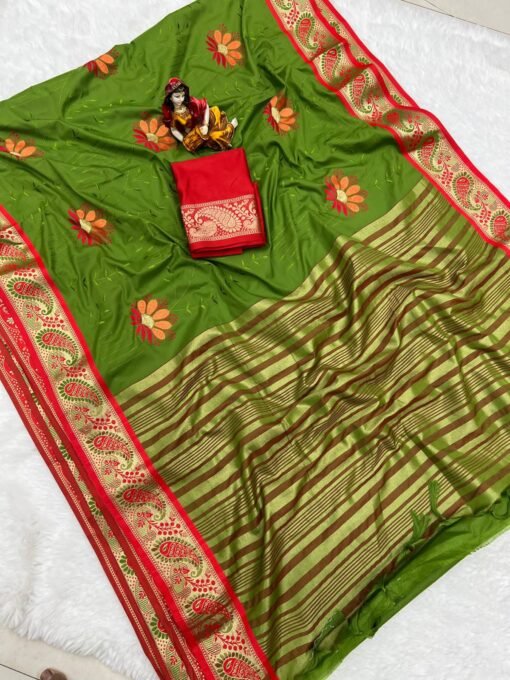 Snapdeal Designer SareesWith Price Pure Mercerised Cotton Silk Saree
